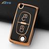 TPU Car Remote Key Case Cover For Peugeot Partner Citroen Berlingo C3 Picasso 2009 2010 2011-2016 Key Chain Accessories