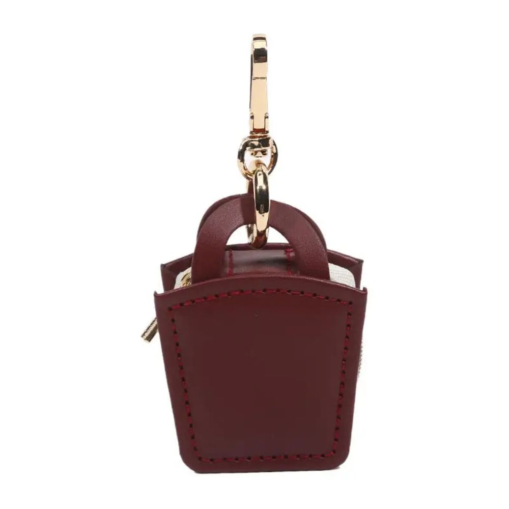 Mini Jewelry Bag Keychain Pendant Holder Jewelry Storage Case Earrings Ring Packing Box  Gifts