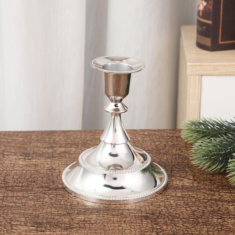 Elegant European Candlestick for Weddings, Candlelight Dinners, and Home Decor