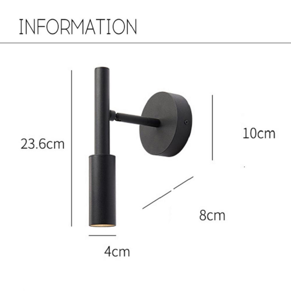 Modern Vintage Bedside Wall Lamp Led Nordic Adjustable Wall Lamps LED Light Living Room Bedroom Bathroom Lighting Decoration