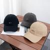 Simple letter embroidery autumn and winter polished cotton baseball cap women's street versatile travel shading show face small cap