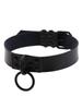 Gothic Harness Women Collar Chain Choker Sexy PU Leather Chain Pendant Collar Choker Necklace Cosplay Accessories for Couples
