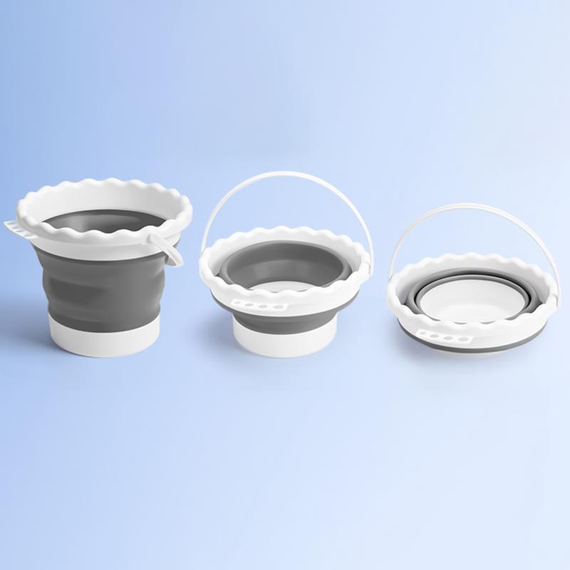 Silicone Watercolor Paint Washing Bucket Paint Brush Washer Foldable Mini Wash Water Bucket Holder Cup For Arts Crafts Cleaning