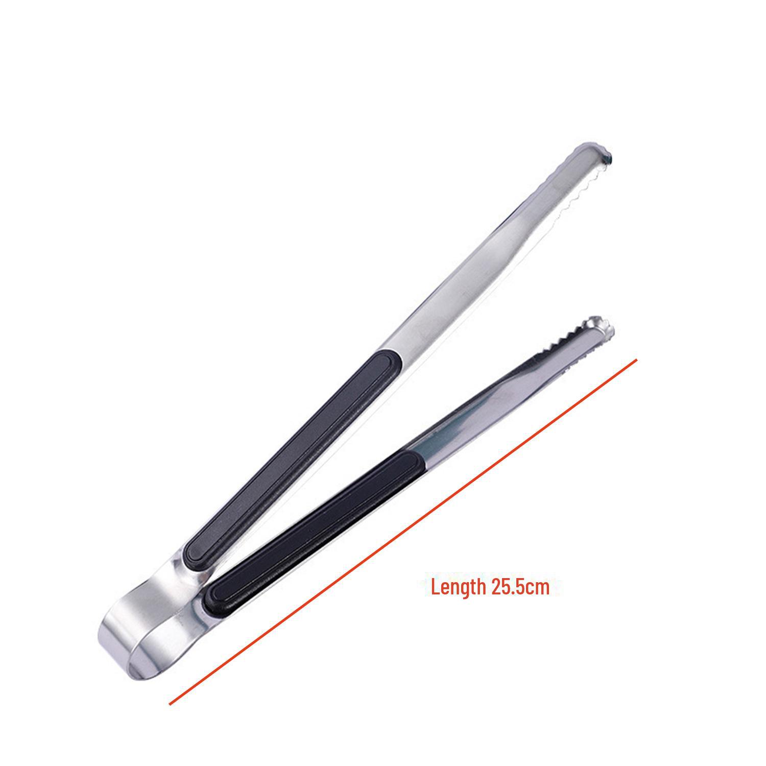 

Корейские ножницы для барбекю из нержавеющей стали, кухонные ножницы, которые могут открывать крышки бутылок вина 10\ stainless steel food tongs чёрный