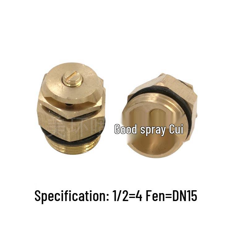 Copper Adjustable 180° Atomizing Nozzle Sprinkler for Garden Irrigation & Dust Cooling