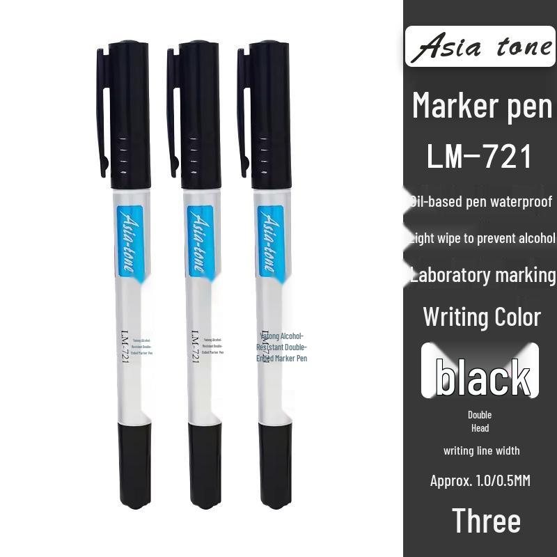 Yatong LM-721 Double-Ended High Temp Oil-Based Waterproof Marker Pen