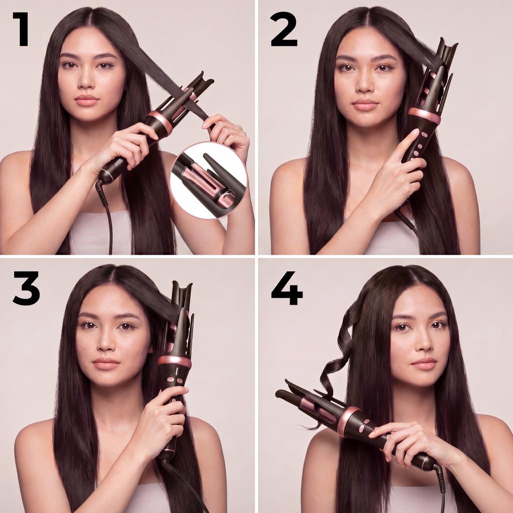 Riborn Beauty 45W Automatic Curler