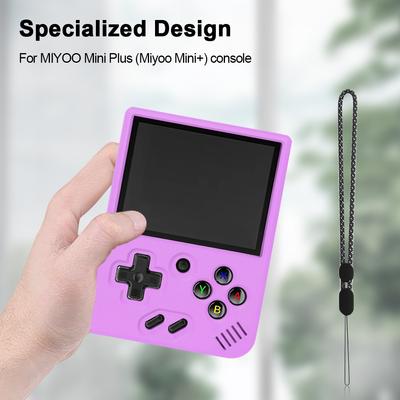 Silicone Protective Cover Anti-Scratch Protector Cover Case Gaming Console Sleeve Skin for MIYOO MINI Plus Handheld Game Console