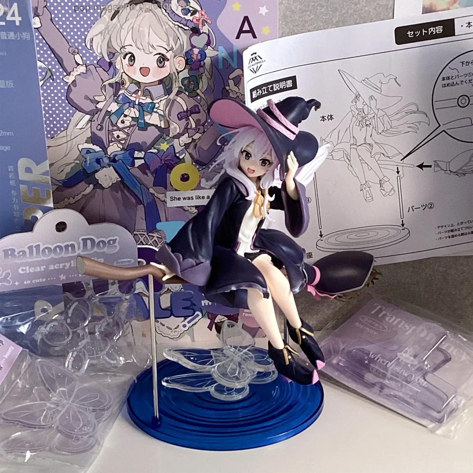 Anime Vandrende Heks: Elainas reise 19 cm Elaina PVC actionfigur modell leker for barn festgaver