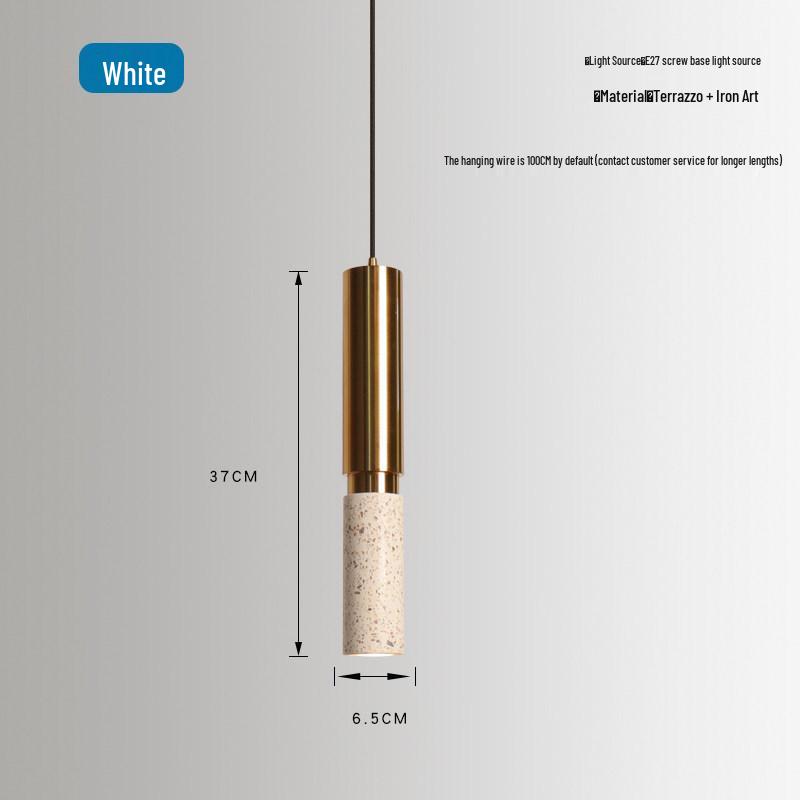 Modern Minimalist Marble Pendant Light for Nordic Bedroom, Dining Room, or Bar Counter