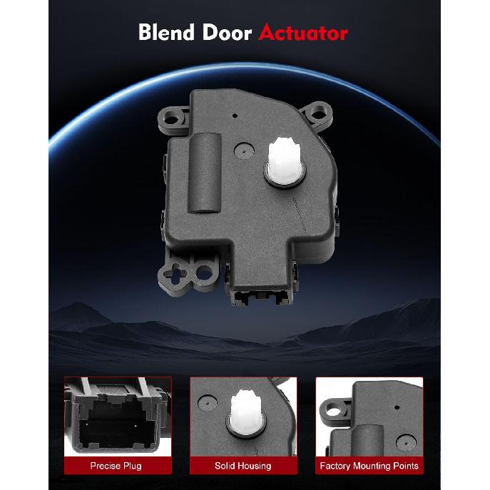

Air Door Actuator A/C HAVC Heater Blend Door Actuator Fit for 2008-2016 for Chrysler for 300 for Town & Country,2008-16 for Dodge for Challenger for