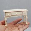 1:12 Dollhouse Miniature Wooden Blank Table Dining Table Coffee Table Computer Desk Furniture Living Room Model Craft Decor Toys
