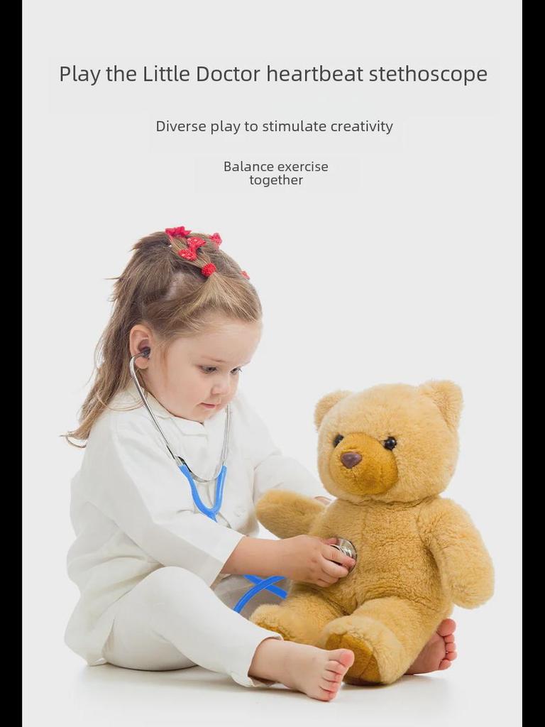 Kids' Doctor Playhouse Set: Medical Role Play Kit with Stethoscope, Injection, for Boys & Girls