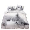 Dream NS Cute Pet Dog Roupa De Cama Bedding Set Home Textiles Set King Queen Pet Cat Duvet Cover Couette Bedclothes 2/3pcs