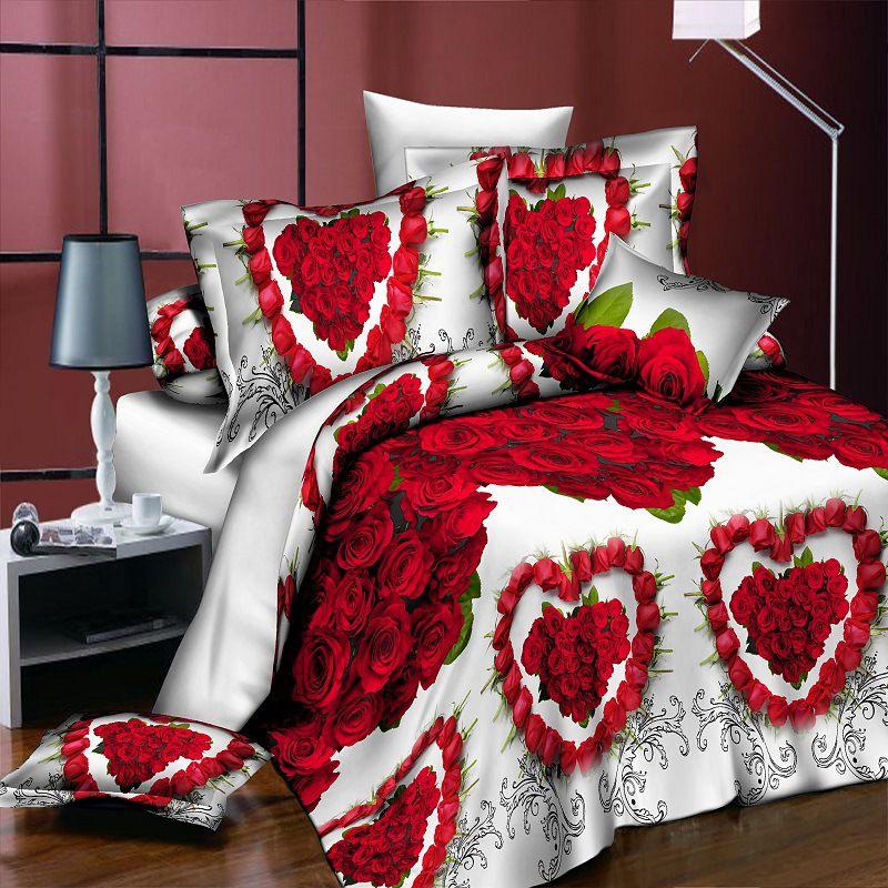 Elegant 3d Flower Design Duvet Cover Set Featuring Comfortable Bedding Essentials