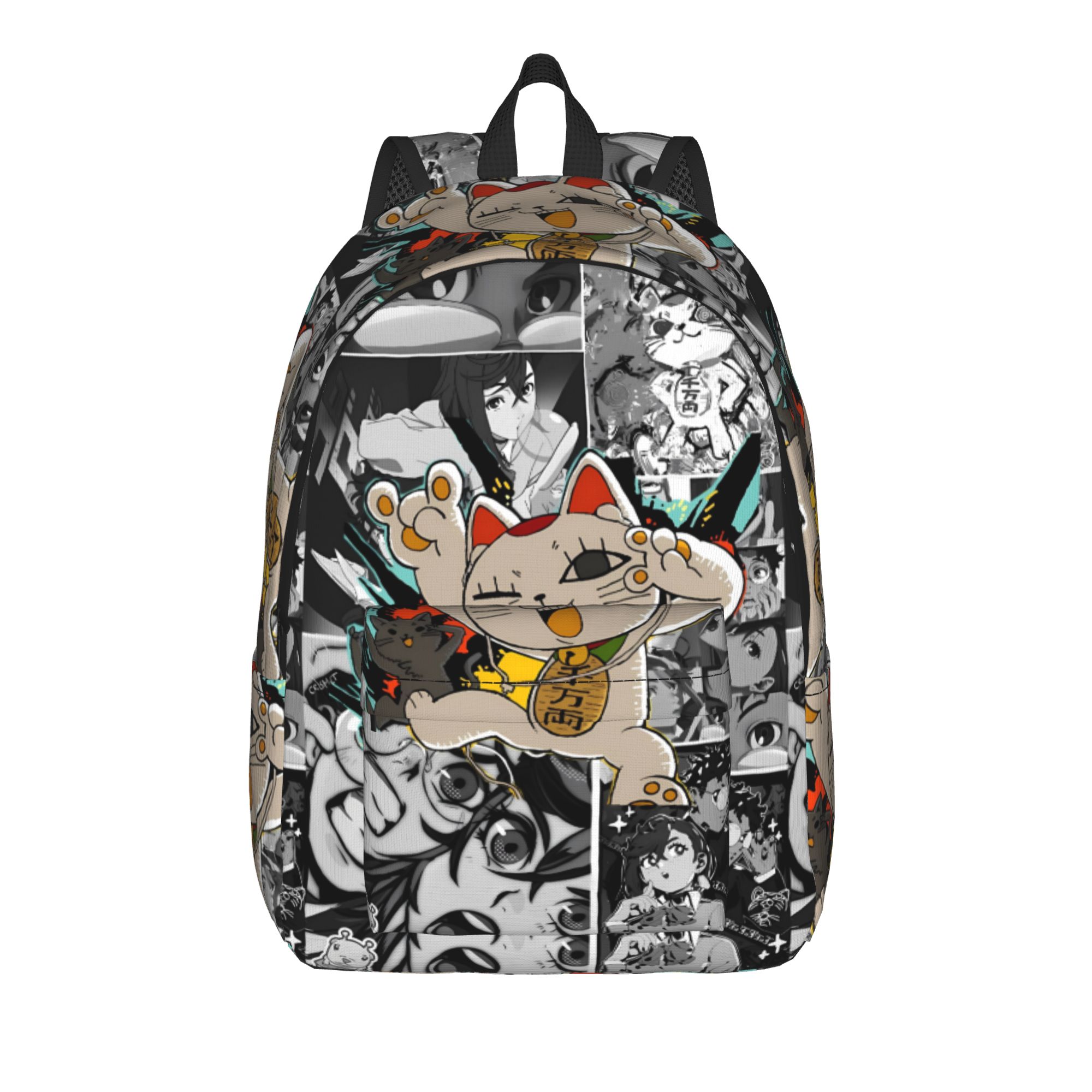 Anime Dandadan Okarun Print Rugzak Meisje Duurzame Rugzakken Polyester Mode Schooltassen Sport Kleurrijke Rugzak S