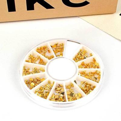 Nail Art Materials Deco Parts Gold Parts Resin Parts
