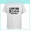 Klassisches Avengers Endgame Iron Man Tony Stark T-Shirt „Ich liebe dich 3000“-Design