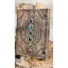Handmade Leather Journal: Seven Stone Chakra Book of Shadows