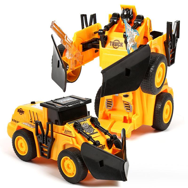 

Inertia Oneclick Transforming Construction Vehicle Toy For Kids With Impact And Creative Play Pace Car