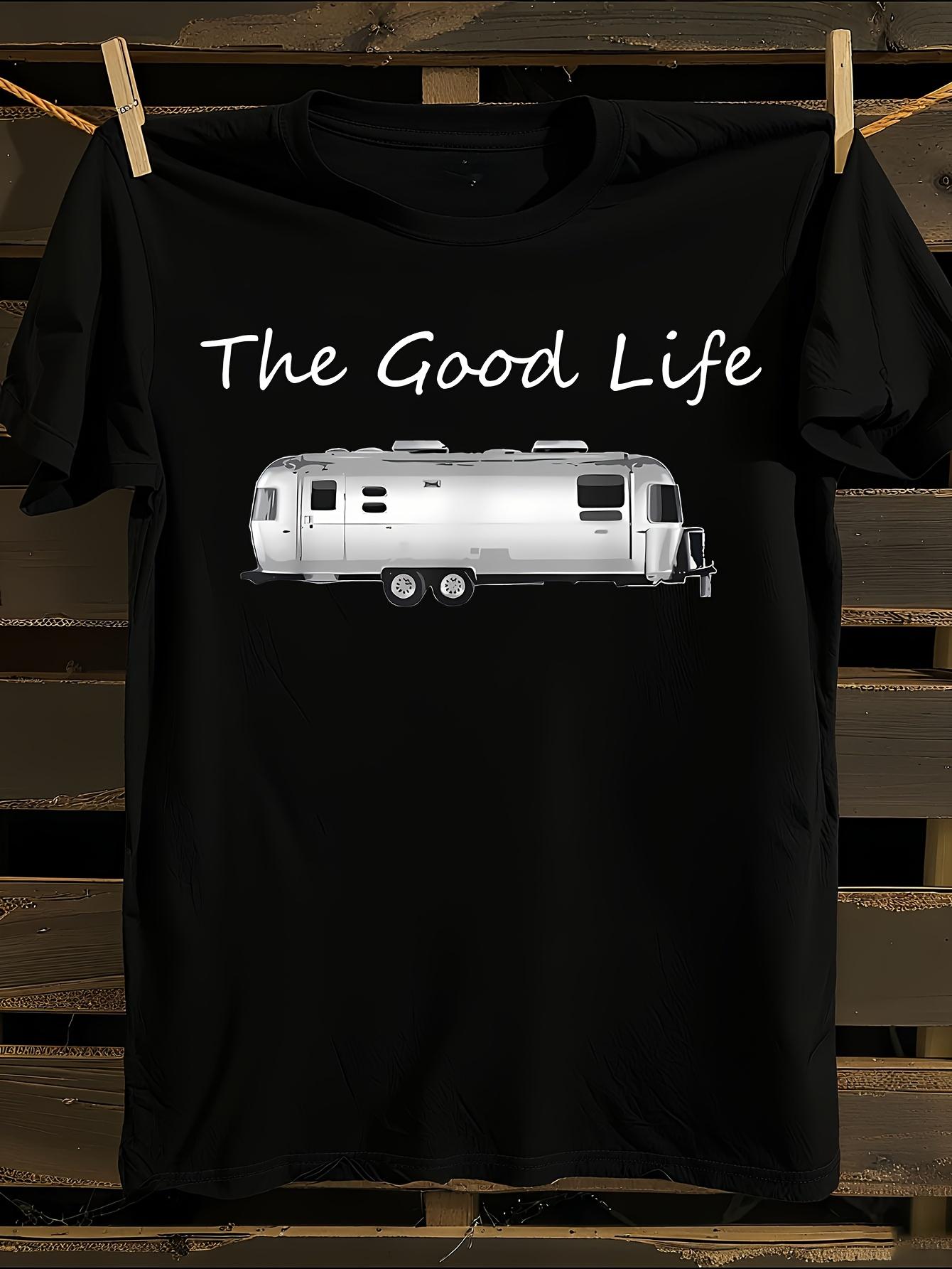Airstream  The Good Life  Vintage Trailer Graphic T-Shirt M