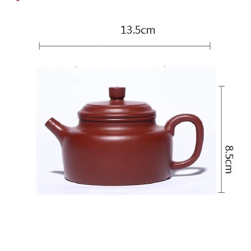 Chinese Yixing Purple Clay Teapot Xishi Tea Pot Household Handmade Kettle Chinese Tea Ceremony Drink Set Dahongpao Tea Set