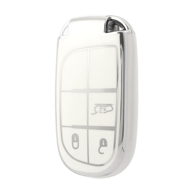 Jeep Key Cover for Grand Commander, Compass, Cherokee, Renegade, Dodge Grand Cherokee