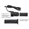 Electric Bike Speed Control Handlebar Universal Split Type Anti Slip Rubber Handle Cycling Handlebar