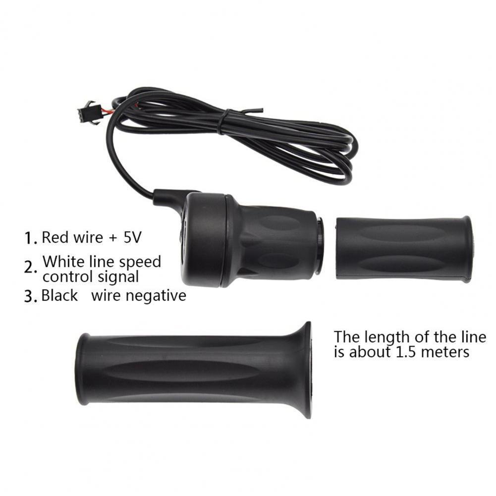 Electric Bike Speed Control Handlebar Universal Split Type Anti Slip Rubber Handle Cycling Handlebar