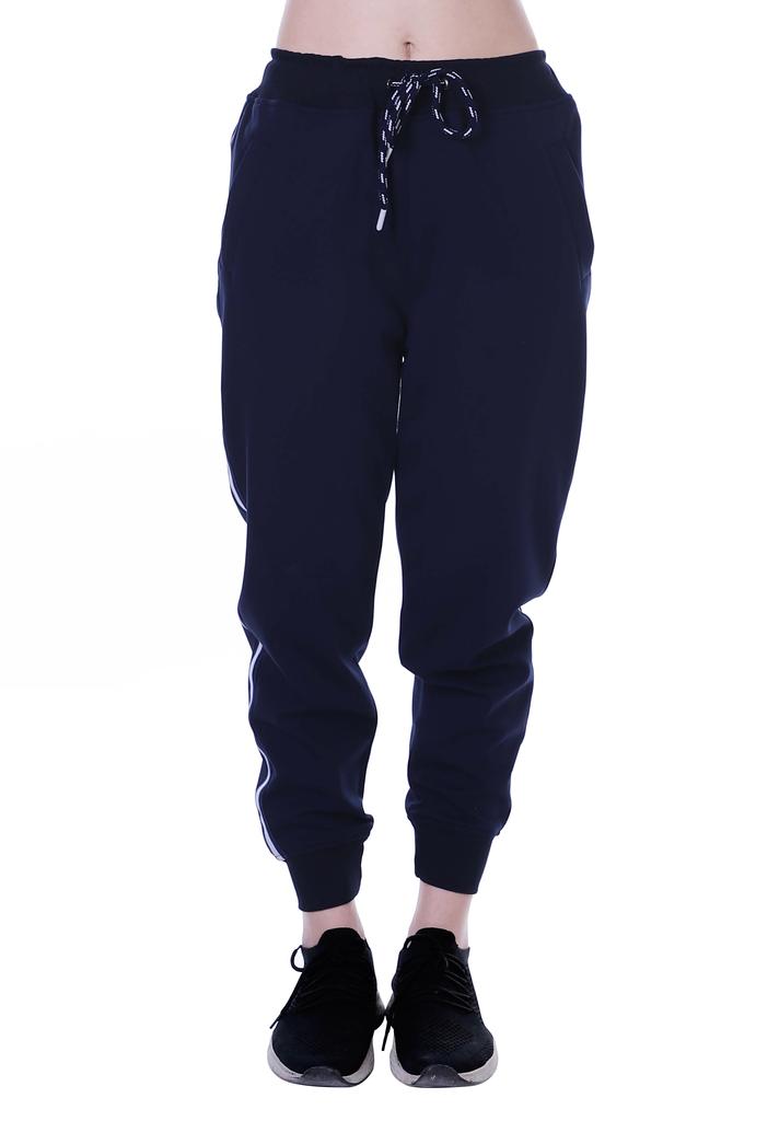Moomaya Solid Striped Colorblock Sweatpants With Pocket Jogger Pants For