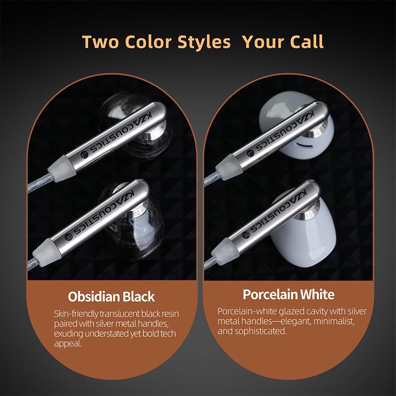 KZ Duet Earphone HIFI Bass Earbud Quad-Core Dual Dynamic Driver Units Headset HD Dual-Mic Array Detachable Design