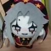 10cm Harlequin Cotton Doll Plush Keychain Handmade Stuffed Toy Bag Charm Creative Holiday Gift Decoration
