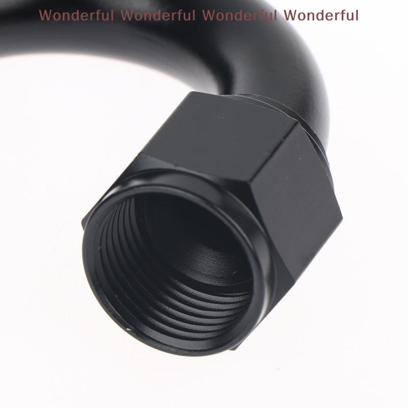180 Degree AN4 AN6 AN8 AN10 Hose End Fitting Swivel Adapter High Strength Oil Cooler Connector for Workshop