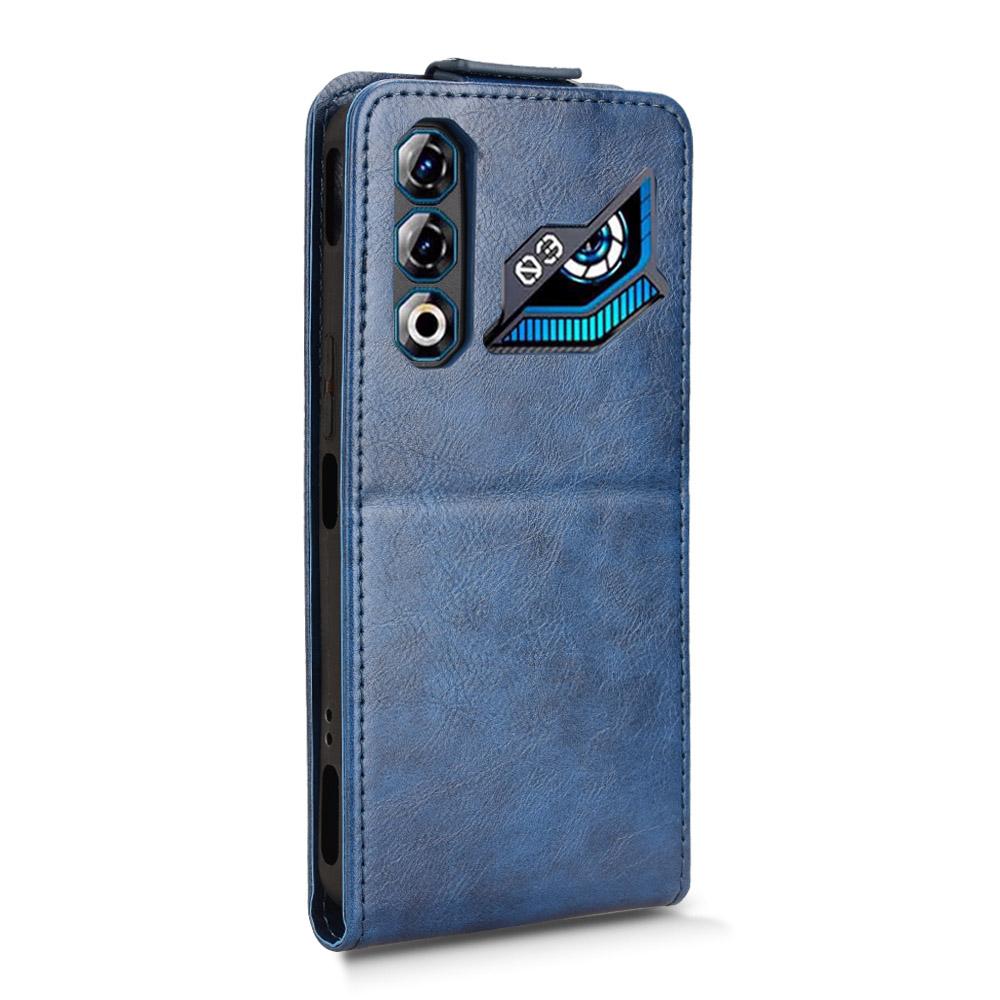 For ZTE Nubia Neo 3 GT 5G Stand Case Magnetic Clasp Vertical Flip Leather Phone Cover with Card Holder