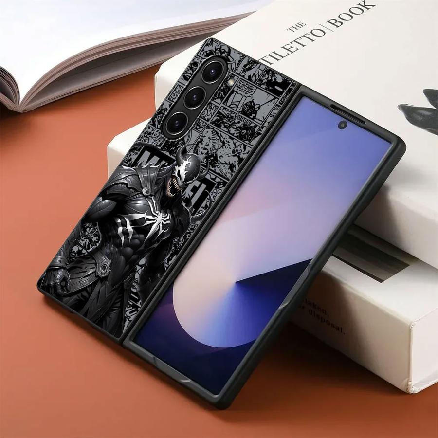 

Чехол для Samsung Galaxy ZFold7 Z Fold 7 6 5 4 3 ZFold3 ZFold5 ZFold6 ZFold4 Задняя крышка телефона Marvel Ironman Sipiderman Galaxy Z Fold5