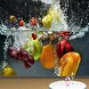 Modern Creative Fruit Wallpaper Pattern 3d Mural Dining Room Cafe Backdrop Wall Papers