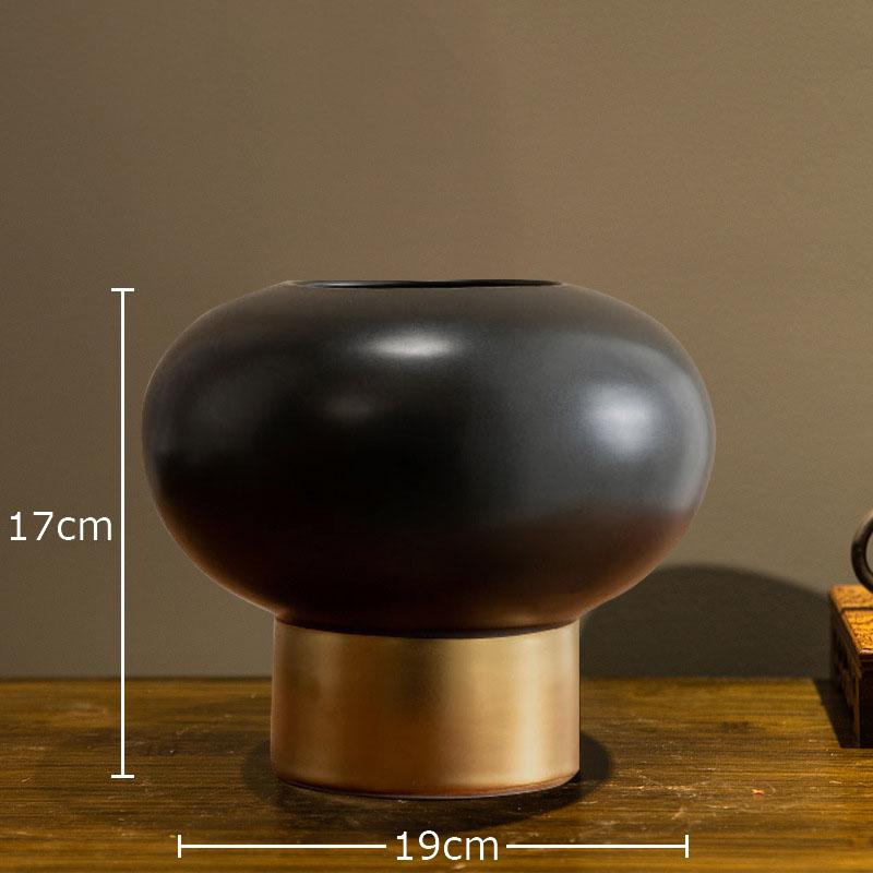 Kreatywny Czerwony Lampion Ceramiczny Wazon Okrągła Doniczka Dekoracja Biurka Aranżacja Kwiatowa Nowoczesne Wazony Florystyczne Estetyczny Wystrój Pomieszczenia