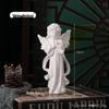 Angel Girl Jewelry Tray Figurine - Creative Resin Sculpture Gift