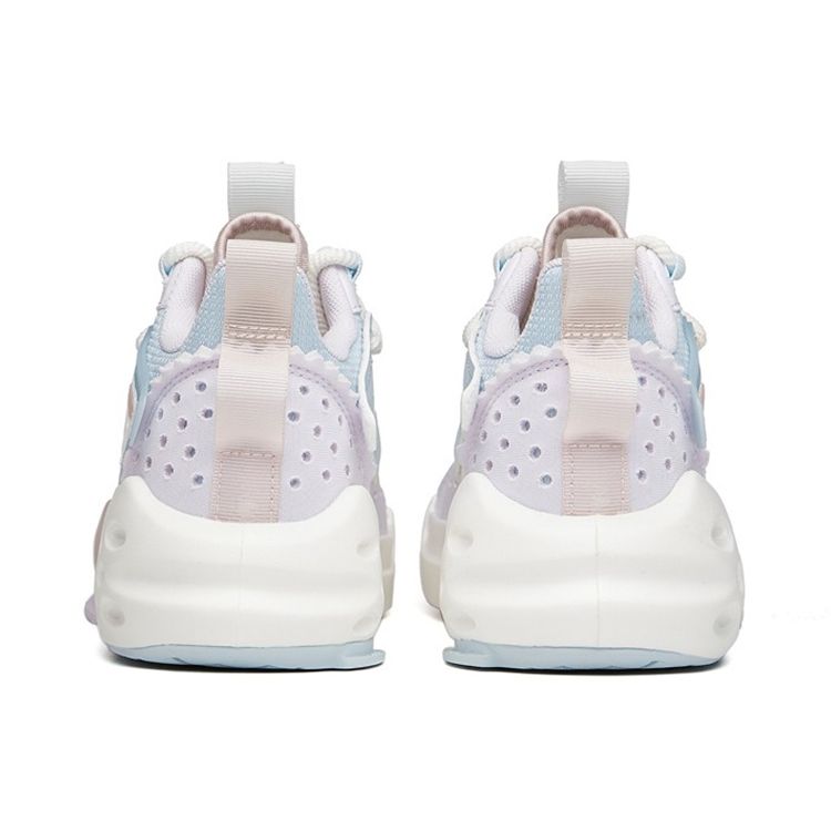 Anta Badass Fabric Synthetic Leather Shock Absorbing Non-Slip Wear-Resistant Breathable Low-Top Sports Casual Shoes Women sneakers 122128084S-1