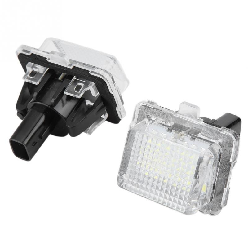 2Pcs High Quality Abs Car License Plate Led Light Lamp For