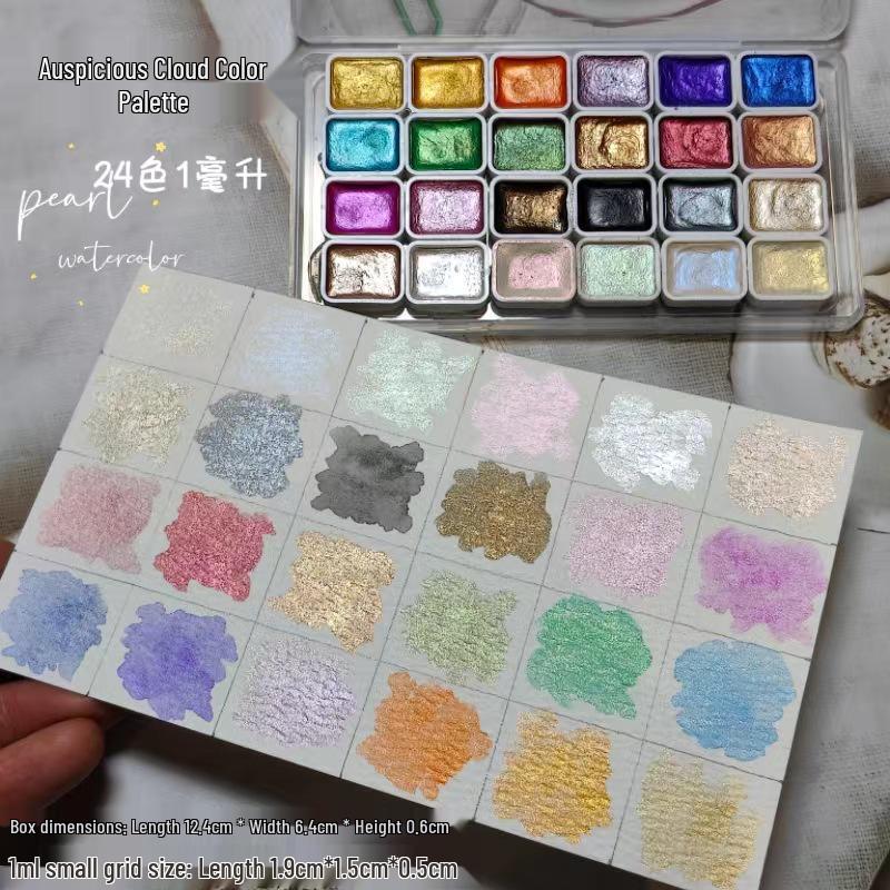 Nail Art Pearlescent Watercolor Set