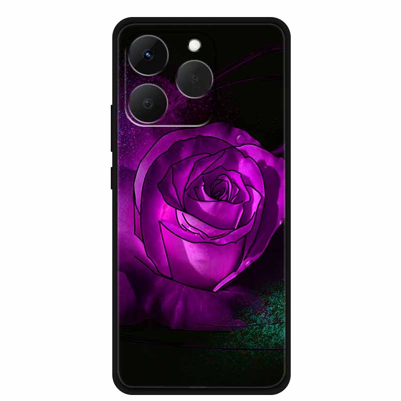 Case For OPPO Realme 15T Embossed Blossoms Funda 3D Relief Flowers Coque Silicone Soft Phone Cover For Realme 15 T 5G Bumper