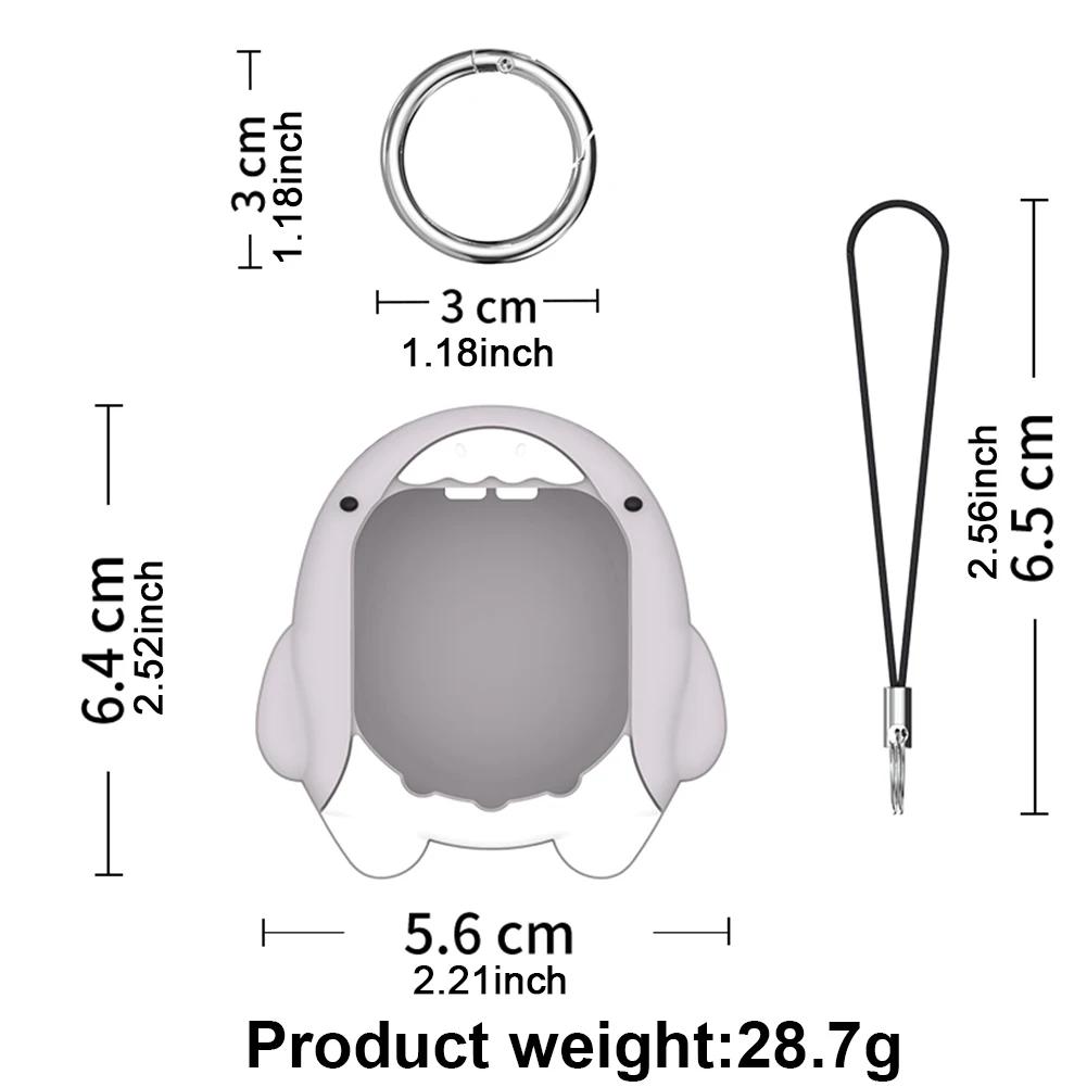 Capa Protetora de Silicone Fofa para Máquina de Bichinho Virtual Tamagotchi Uni 2025 com Cordão de Dedo Capa Macia Anti-Arranhões