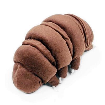 Lebewesen Bärtierchen Plüschtier, groß, braun, 7561