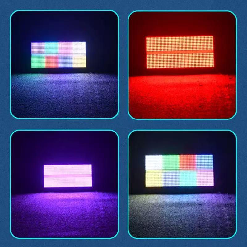 8+8 Segment LED Strobe Full-Color Light Bar for Live Room Background Atmosphere
