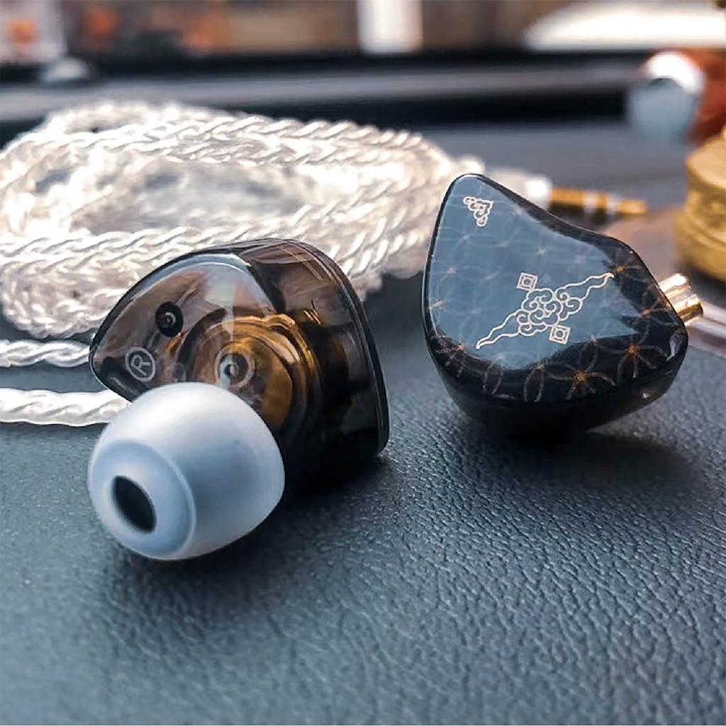 LINSOUL TANGZU Wan'er S.G Dynamic Diaphragm High-End In-Ear Monitors, 10mm PET Dynamic Driver, Re-cableable Design, High-Purity 5N OFC (Oxygen-Free