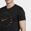 Nike Bronzing Logo Sports Quick Dry Basketball Short Sleeve Black Men's 913343-010