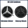 C200 E200 For Mercedes Benz For Mercedes Benz OE LED Emblem Light Car Glossy Black Front Grille Illuminated Logo Star Badge X253