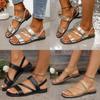 Summer Beach Sandals For Women With Cross Strap Pu Material Lightweight Nonslip For Adult Comfort