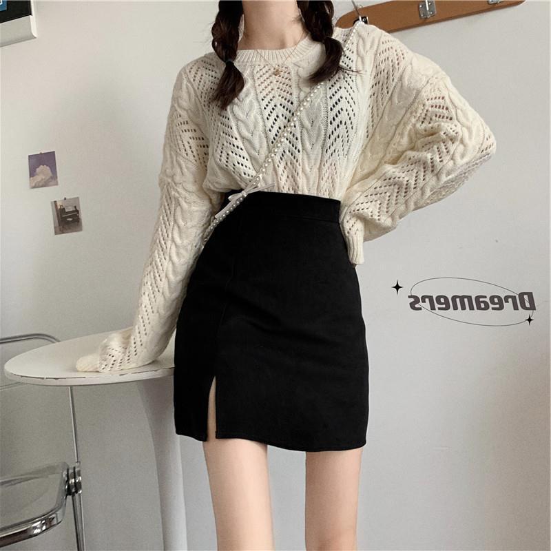 Women's High-Waist A-Line Slit Culottes - Sexy, Casual, Summer-Ready Short Skirt